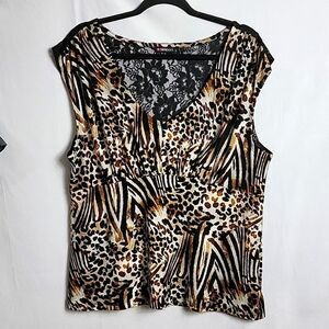 💙5/$20💙 SLIMPACT.. leopard print top..